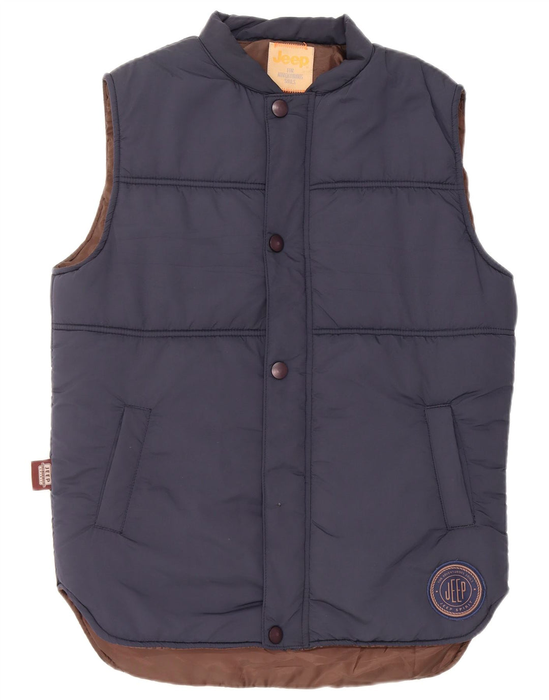 Gilet imbottito da uomo Jeep UK 40 grande blu navy