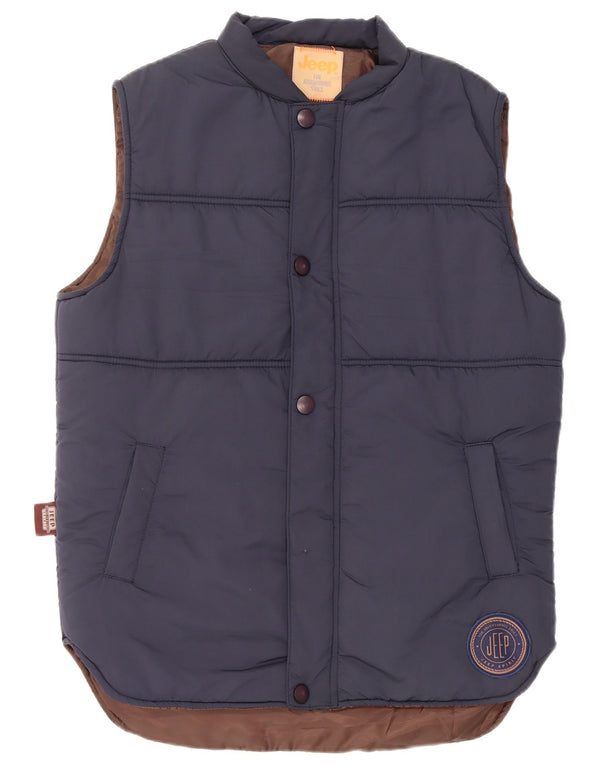 Gilet imbottito da uomo Jeep UK 40 grande blu navy