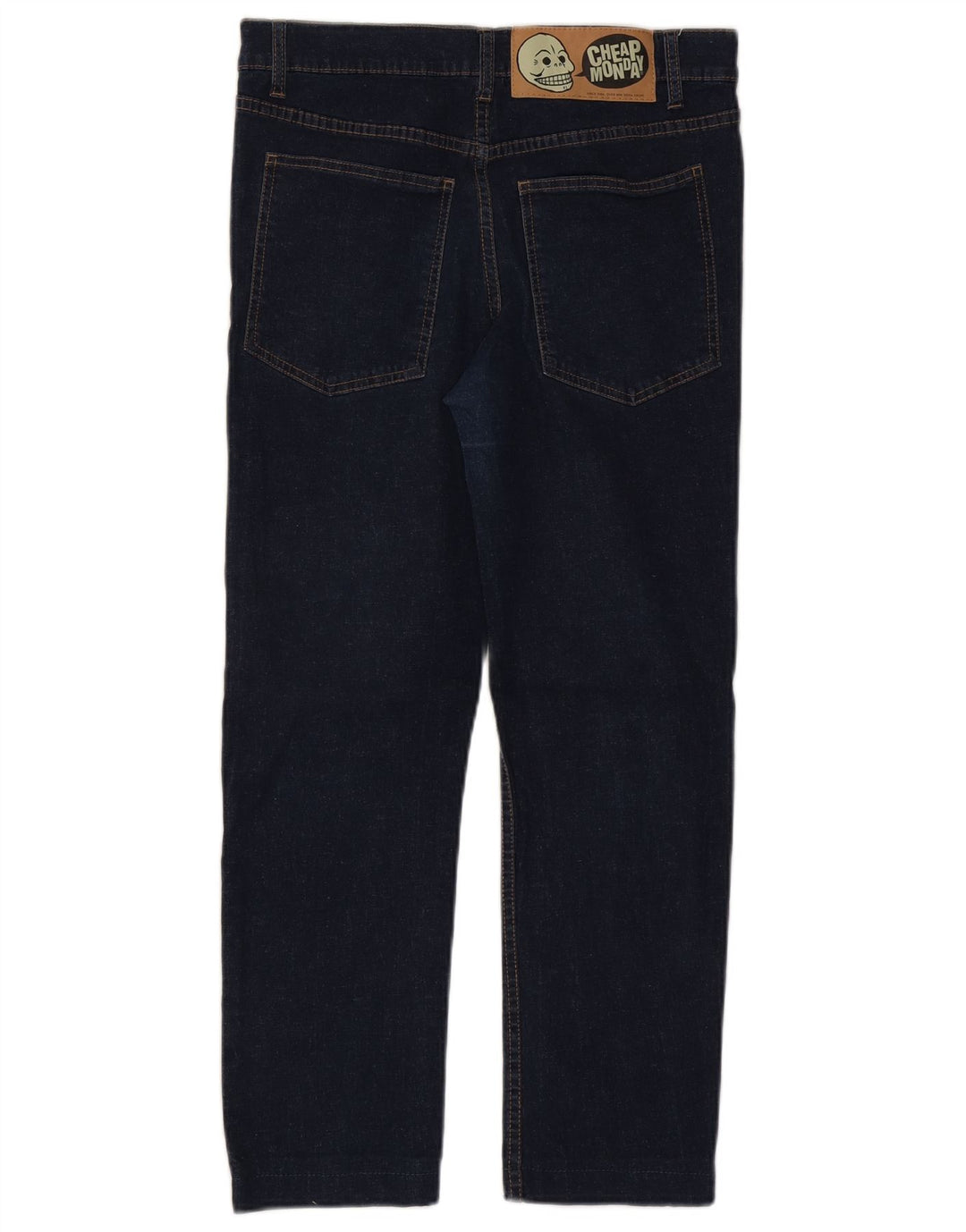 Jeans dritti da donna economici Monday W34 L26 cotone blu navy