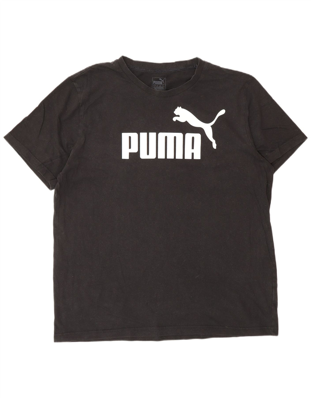T-shirt grafica da uomo PUMA Top XL in cotone nero