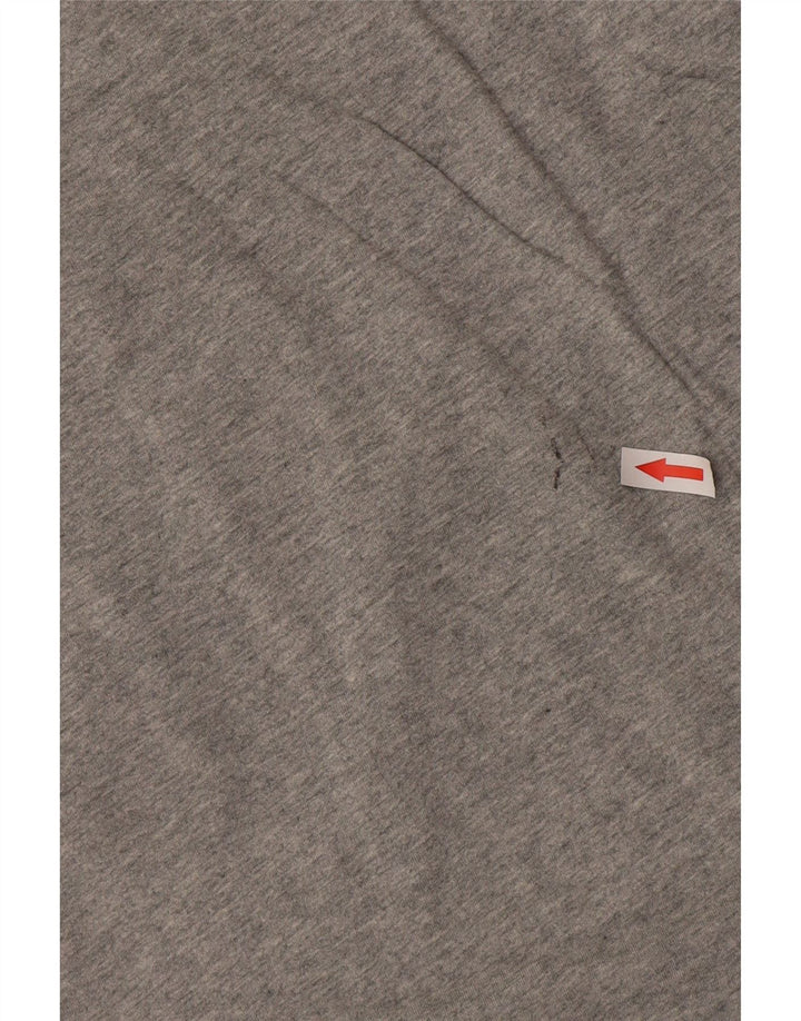 T-shirt da donna Nike Top UK 14 cotone grigio medio