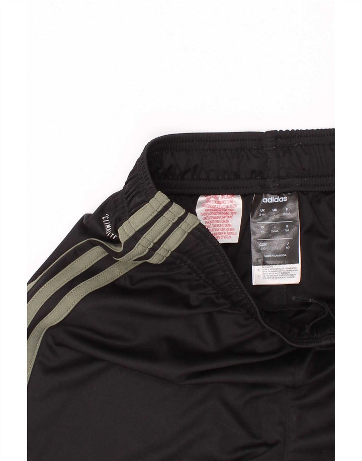 Pantaloncini sportivi Adidas Climalite da ragazzo 13-14 anni in poliestere nero
