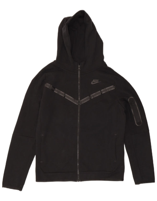Felpa con cappuccio e zip Nike da ragazzo 13-14 anni XL in cotone nero