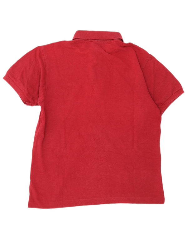 Polo da uomo Lacoste taglia 4 media in cotone rosso