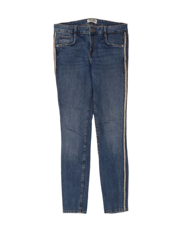 Jeans skinny Trafaluc da donna Zara EU 36 XS W26 L26 cotone blu