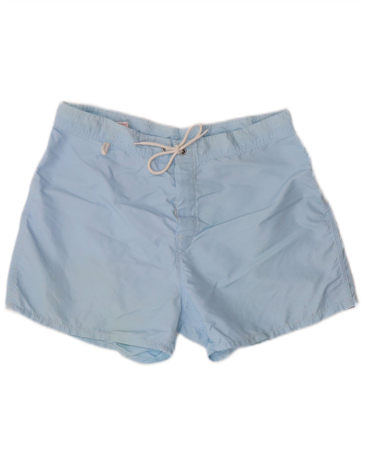Pantaloncini da bagno da uomo Sundek W31 Nylon da spiaggia a righe blu medio