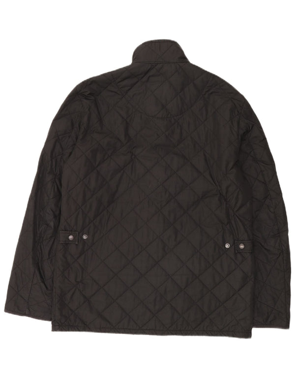 Giacca trapuntata da uomo Barbour UK 38 poliestere nero medio
