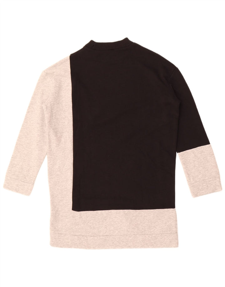 Felpa oversize da donna Zara UK 10 Small Black Colourblock