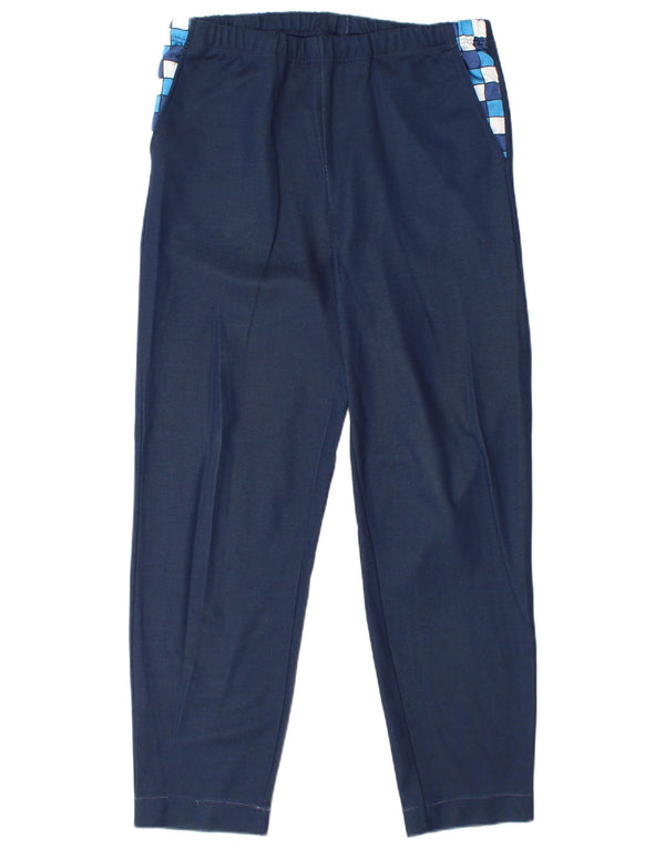 Pantaloni da tuta da uomo Diadora Large Blu Navy geometrici