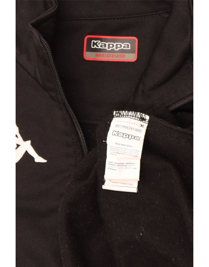 Giacca da uomo con grafica pullover Kappa, giacca media, colore nero, poliestere