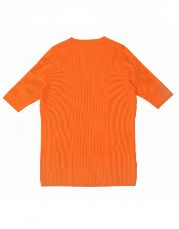 T-shirt da donna Marks & Spencer Top UK 12 viscosa arancione media