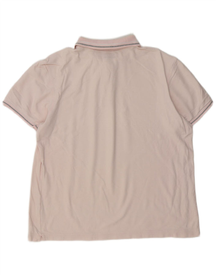 Polo da uomo Lotto Large in cotone rosa