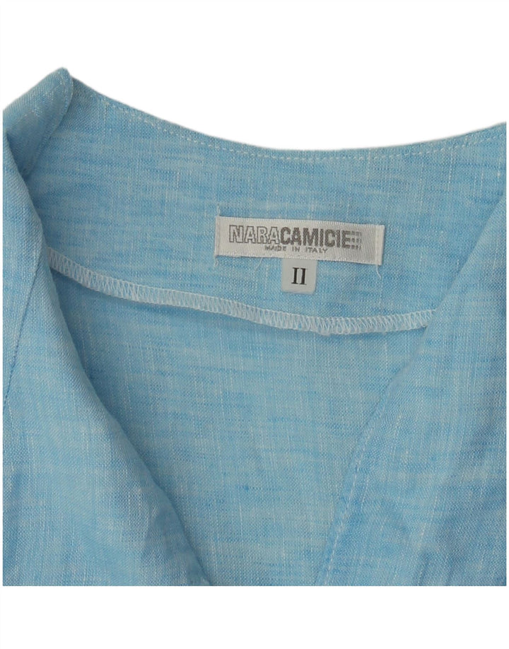 Camicia a maniche a 3/4 da donna Naracamicee UK 12 Blu medio