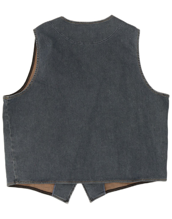 Gilet in denim da uomo JP 1880 4XL cotone blu