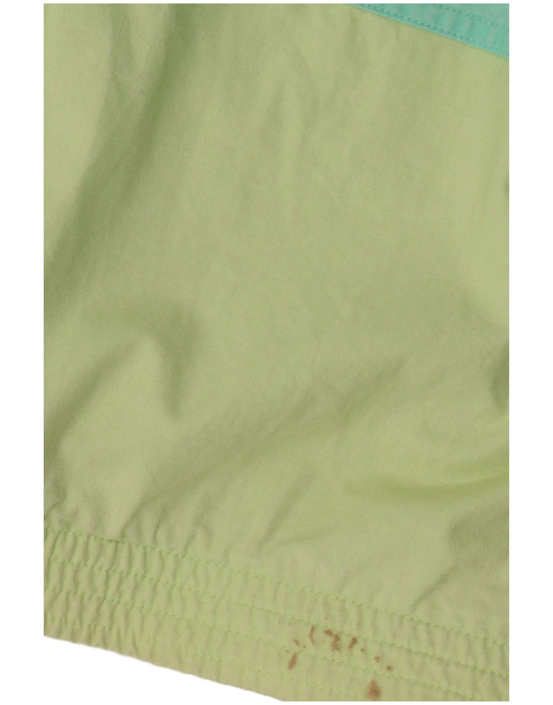 Giacca a vento oversize da donna vintage UK 20 2XL color block verde