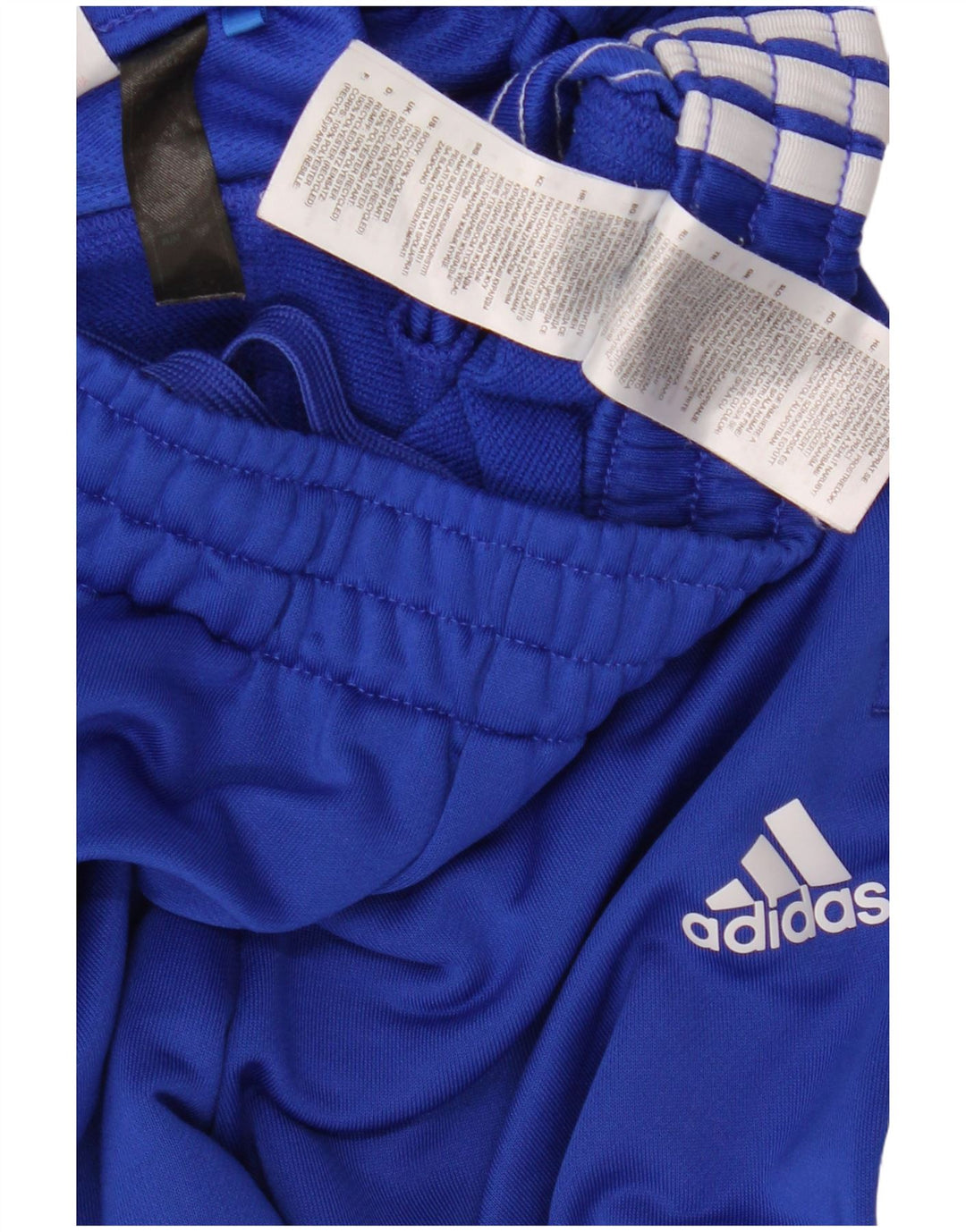 Pantaloni della tuta ADIDAS Aeroready da ragazzo 9-10 anni in poliestere blu