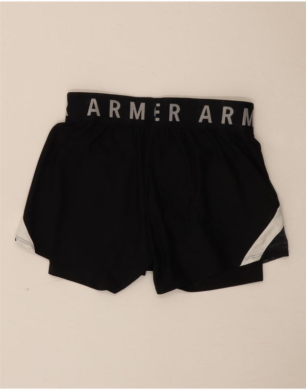Pantaloncini sportivi Under Armour da donna Heat Gear Graphic UK 6 XS neri