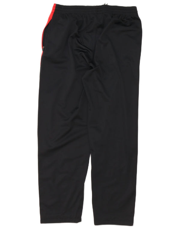 Pantaloni da tuta da uomo Kappa Large in poliestere color block nero