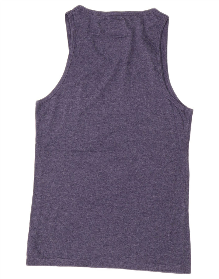 CALVIN KLEIN Canottiera grafica da uomo piccola in cotone blu navy
