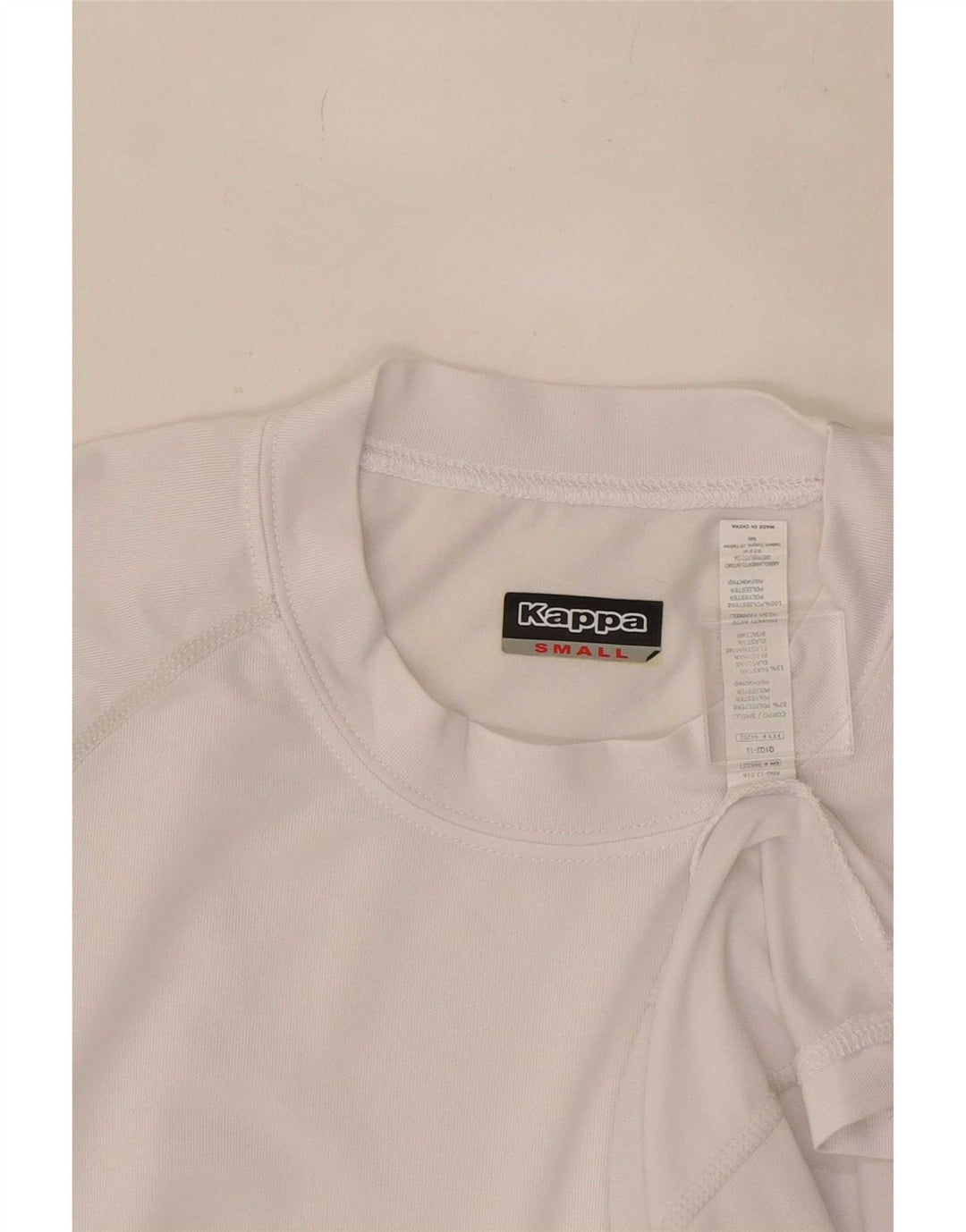 T-shirt uomo Kappa Top Small bianca in poliestere