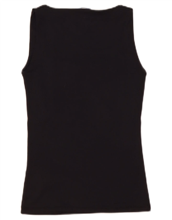 Canottiera Zara da donna UK 8 Small nera in poliammide