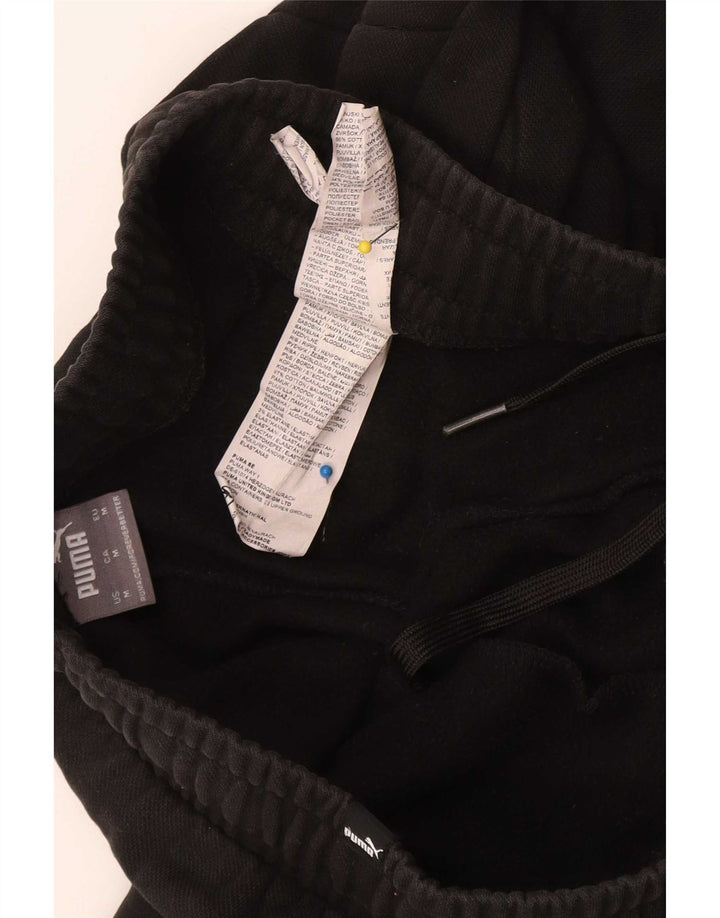 Pantaloni da tuta da uomo Puma Joggers Medium Black Cotton