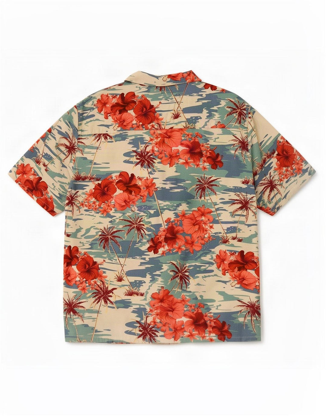 Camicia a maniche corte da uomo Primark XL multicolore floreale hawaiana