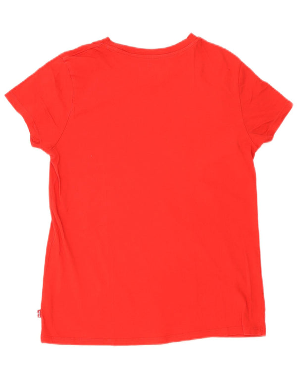 T-shirt grafica da donna Levi's Top UK 10 piccola rossa