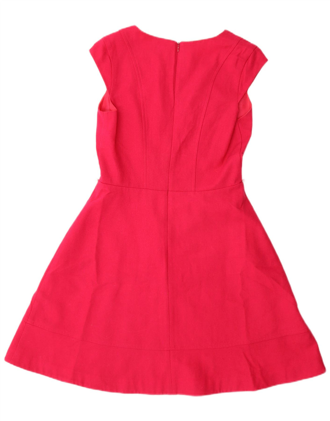 Abito a trapezio da donna Oasis UK 10 piccolo in lana rosa