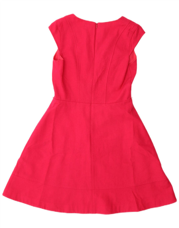 Abito a trapezio da donna Oasis UK 10 piccolo in lana rosa