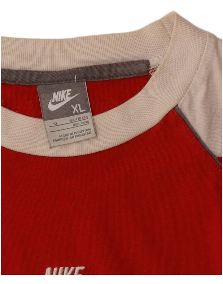 Canotta grafica Nike da ragazzo, 13-14 anni, XL, colore rosso