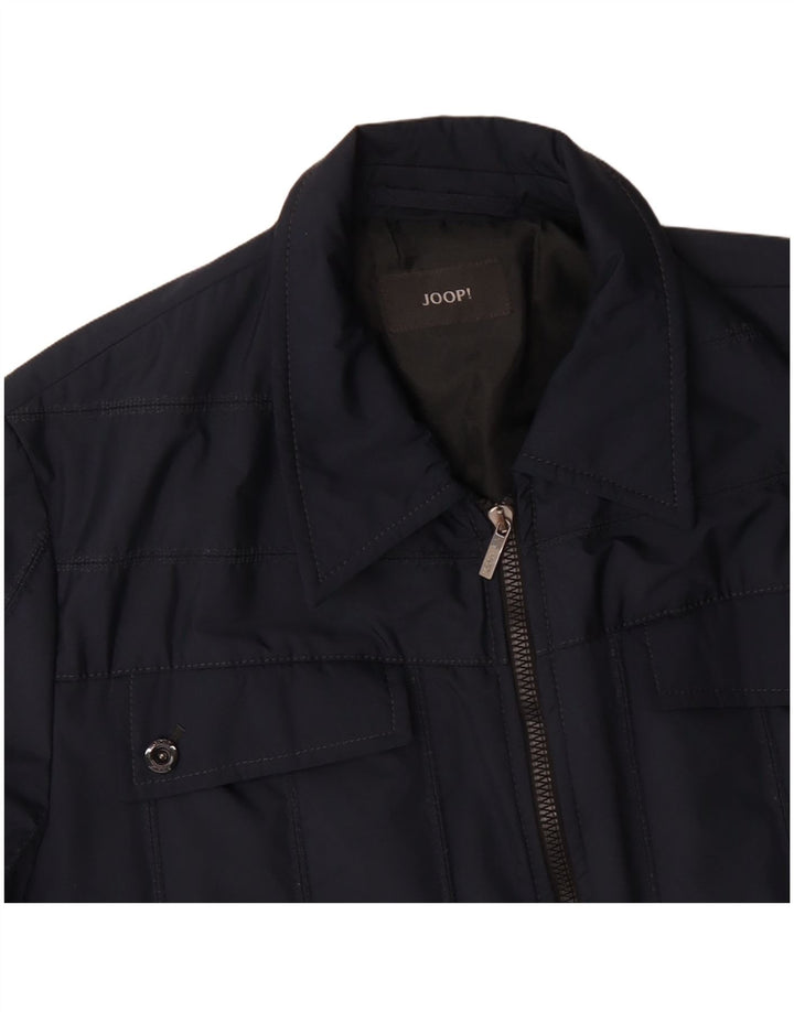 Giubbotto bomber da uomo Joop UK 40 grande poliestere blu navy