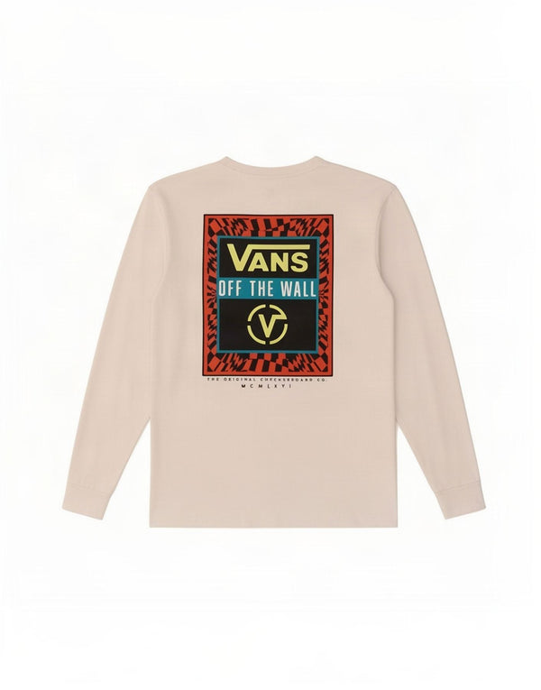 Maglietta grafica da donna a maniche lunghe Vans UK 10 Small Bianca