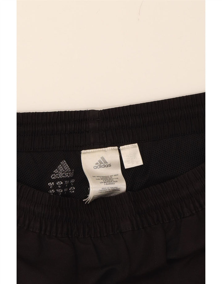 ADIDAS Mens Sport Shorts Large  Black Colourblock Polyester Vintage Adidas and Second-Hand Adidas from Messina Hembry 