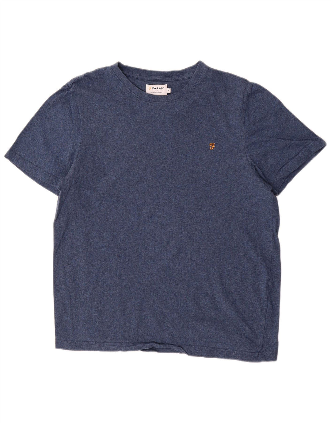 T-shirt da uomo FARAH Top in cotone blu navy medio