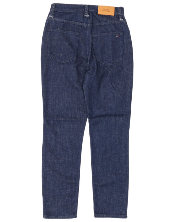Jeans slim a sigaretta da donna Tommy Hilfiger W27 L28 Blu Navy