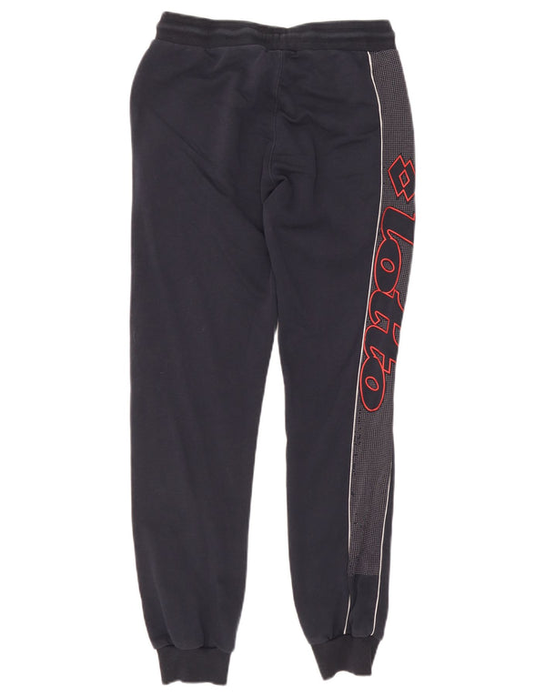 Pantaloni da tuta da ragazzo Lotto Joggers 13-14 anni Blu navy Colorblock