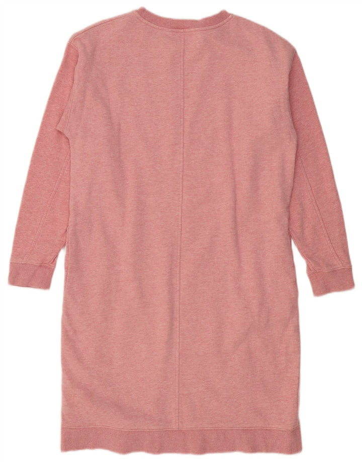 MARKS & SPENCER Abito maglione oversize da donna UK 10 Piccolo rosa screziato