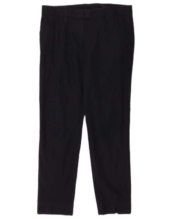Pantaloni da abito dritti da donna Cos EU 38 Medium W32 L26 Cotone blu navy