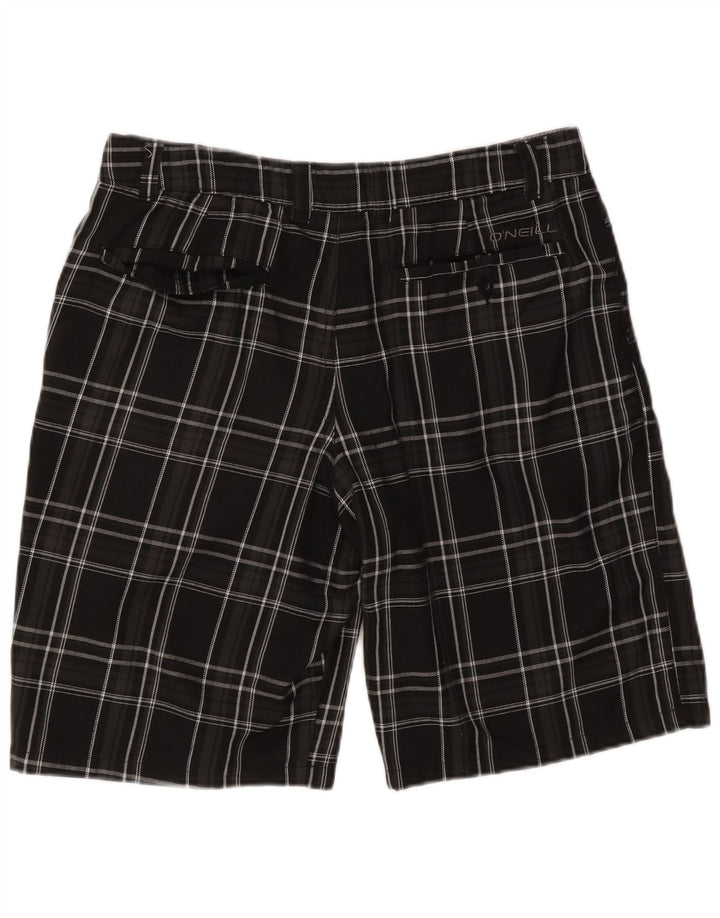 Pantaloncini chino da uomo O'Neill W34 grandi quadri neri
