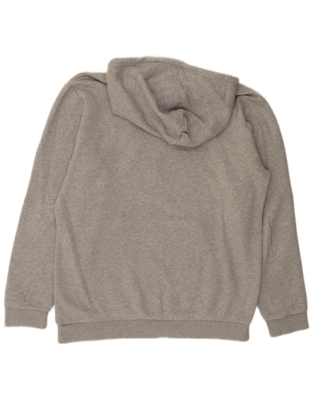 Maglione con cappuccio da uomo ADIDAS grande in cotone grigio
