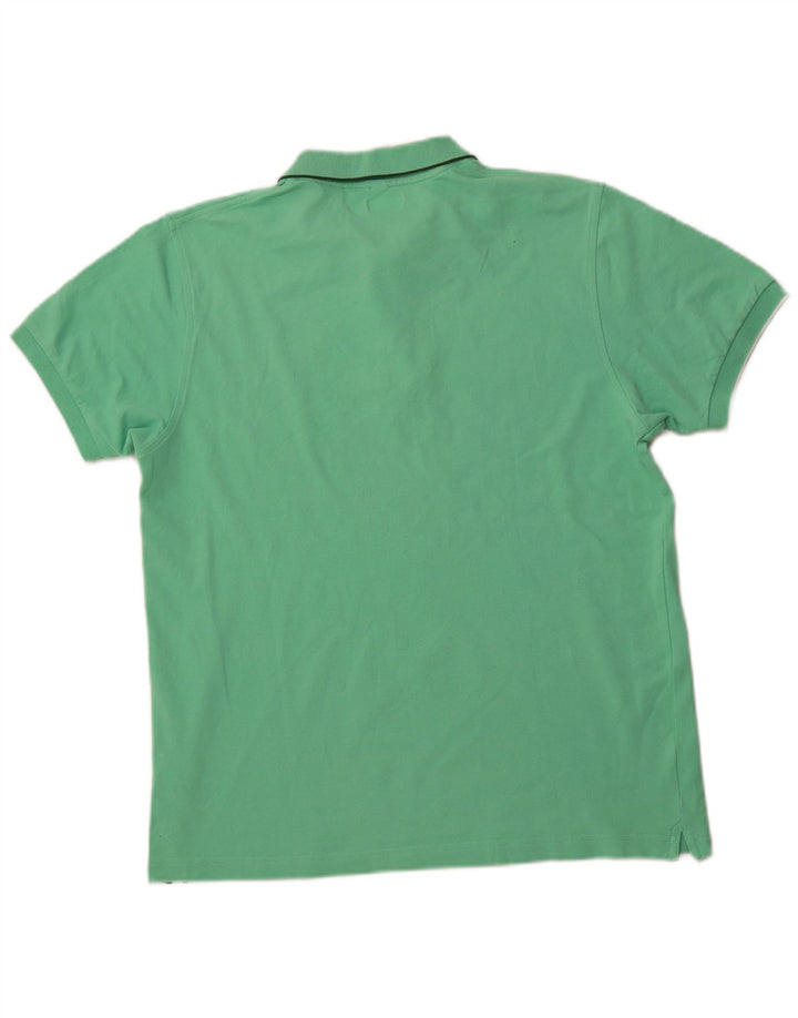 Polo da uomo SUNDEK grande in cotone verde