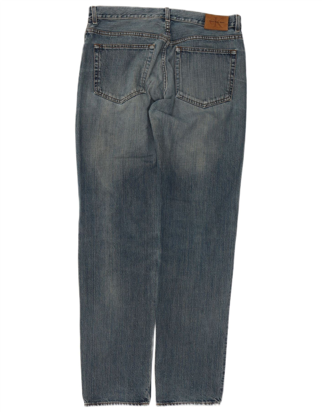 Jeans slim da donna Calvin Klein W36 L34 cotone blu