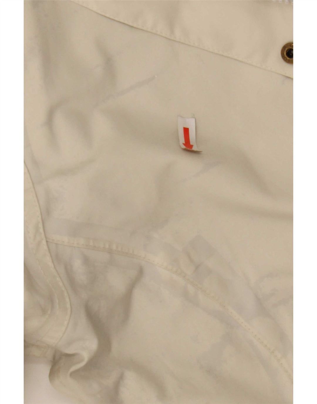 Giacca antipioggia con cappuccio da donna Helly Hansen UK 16 grande poliestere bianco sporco