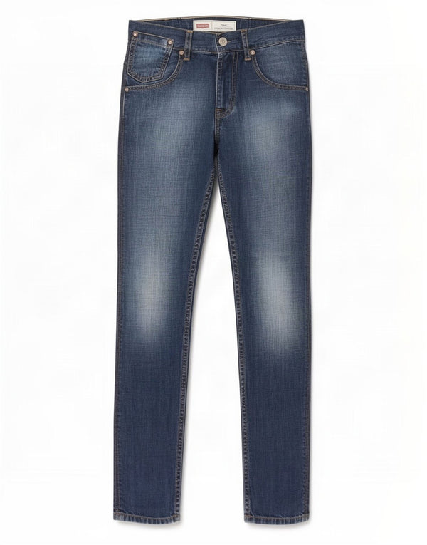 Levi's Ragazzi 508 Jeans affusolati vestibilità regolare 11-12 anni W26 L27 Cotone blu