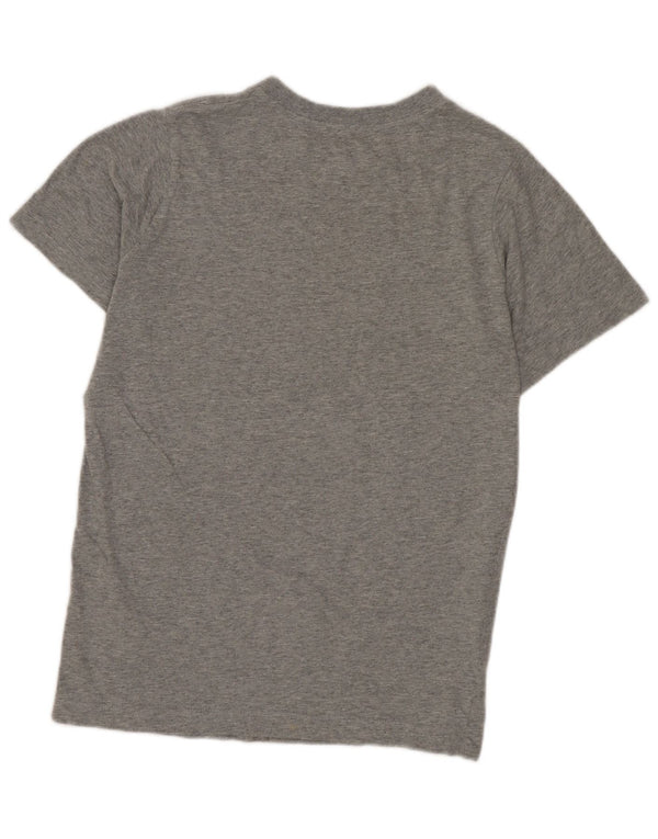 T-shirt grafica Nike per ragazze, maglietta grande, 12-13 anni, in cotone grigio