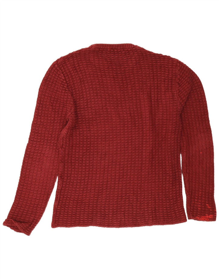 Maglione maglione girocollo da uomo Zara XL Borgogna
