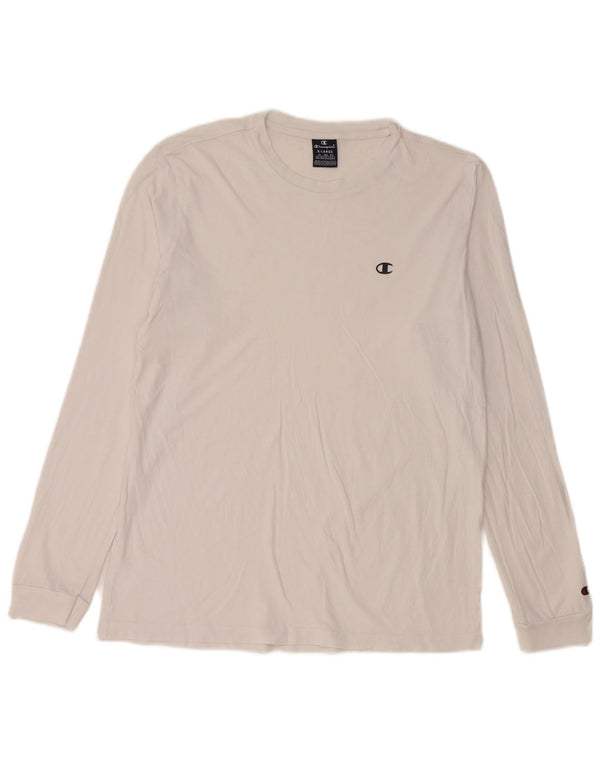 Maglia da uomo a maniche lunghe Champion XL bianca