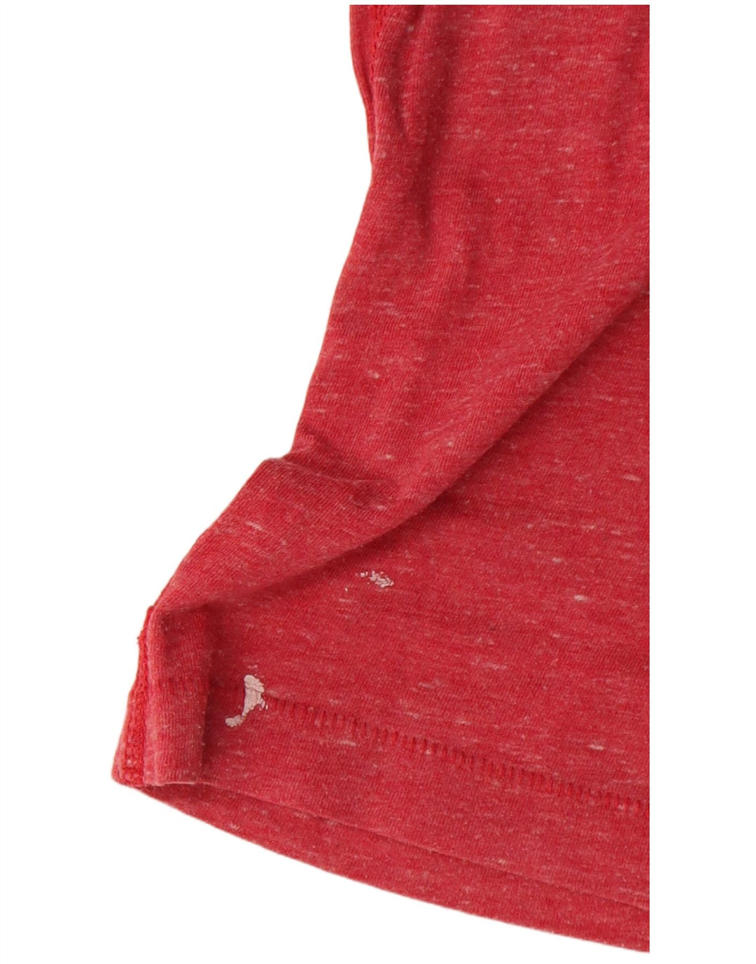 T-shirt grafica da uomo Tommy Hilfiger Top in cotone chiazzato rosso medio