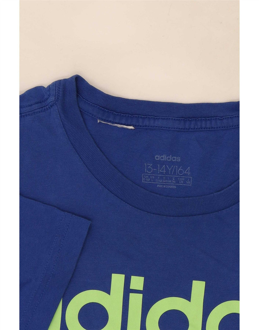 Maglietta grafica Adidas da bambino 13-14 anni Blu